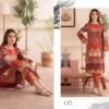 Premium Printed Unstitched 2PC Lawn Suit – Design 5