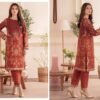 Premium Printed Unstitched 2PC Lawn Suit – Design 7