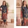 Premium Printed Unstitched 2PC Lawn Suit – Design 8