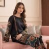 Premium Printed Unstitched 2PC Lawn Suit – Design 9