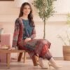 Premium Printed Unstitched 2PC Lawn Suit – Design 10