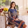 Premium Printed Unstitched 2PC Lawn Suit – Design 2