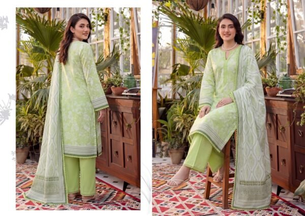 Bin Saad Summer Lawn Collection – Ladies 3PC Unstitched Suit (Design 11)