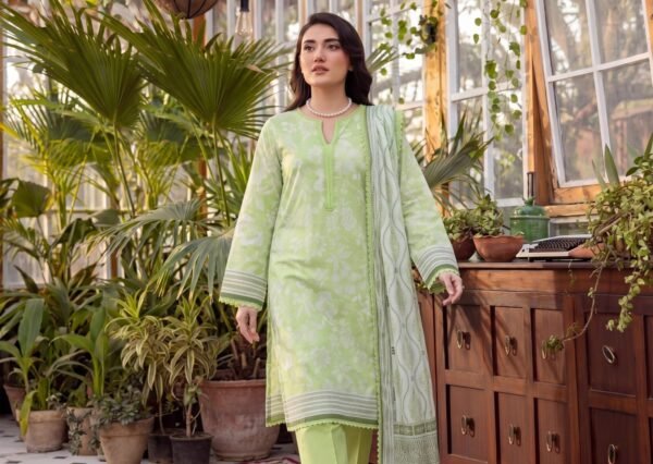 Bin Saad Summer Lawn Collection – Ladies 3PC Unstitched Suit (Design 11)