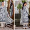 Bin Saad Vol 3 Lawn Dress – Premium 3PC Suit with Voil Dupatta (Design 6)