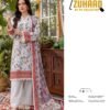 Bin Saad Vol 3 3 Piece Lawn Suit – Printed Shirt & Voil Dupatta (Design 8)