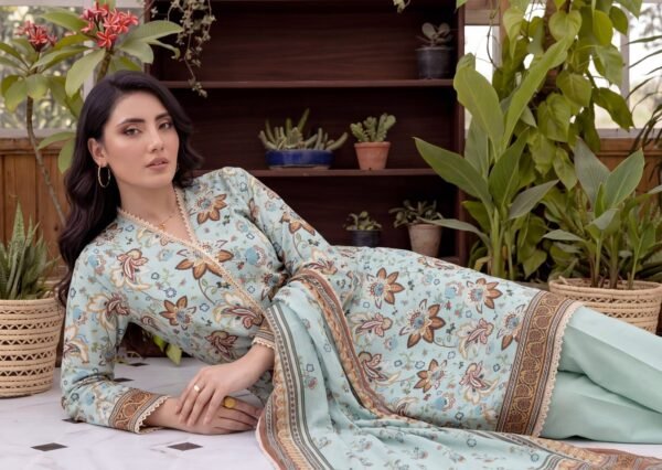 Bin Saad Lawn Suit Collection Vol 3 – Premium Summer Wear (Design 9)