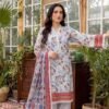 Bin Saad Vol 3 3 Piece Lawn Suit – Printed Shirt & Voil Dupatta (Design 8)