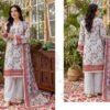 Bin Saad Vol 3 3 Piece Lawn Suit – Printed Shirt & Voil Dupatta (Design 8)