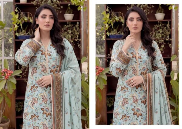 Bin Saad Lawn Suit Collection Vol 3 – Premium Summer Wear (Design 9)