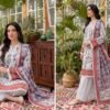 Bin Saad Vol 3 3 Piece Lawn Suit – Printed Shirt & Voil Dupatta (Design 8)