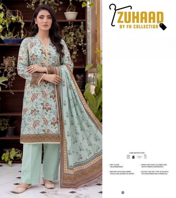 Bin Saad Lawn Suit Collection Vol 3 – Premium Summer Wear (Design 9)