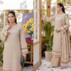 Bin Saad Vol 3 Lawn Suit – Premium Printed Shirt with Voil Dupatta & Dyed Trouser (Design 1)