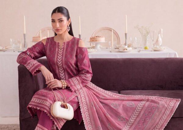 Bin-Saad-Vol-4-Design5c-scaled-1.jpg Bin Saad By Zuhaad Vol 4 Unstitched 3 Piece Lawn Suit 2026 – Design 5