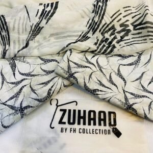 Premium Airjet Lawn 3PC Suit with Chiffon Dupatta | Summer Lawn Collection Pakistan Design 2