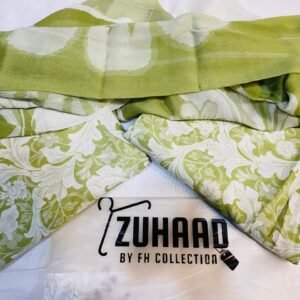 Premium Airjet Lawn 3PC Suit with Chiffon Dupatta | Summer Lawn Collection Pakistan Design 7