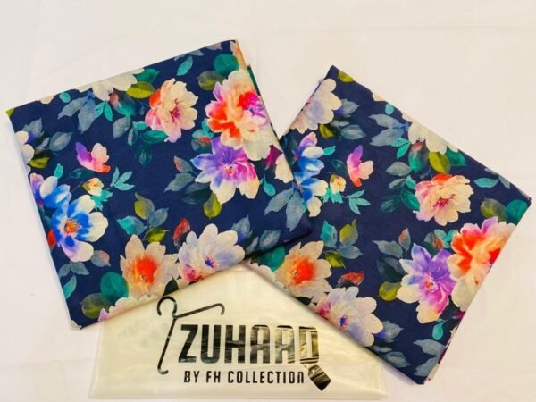 Premium Airjet Lawn Printed Unstitched 2PC Suit Design 25