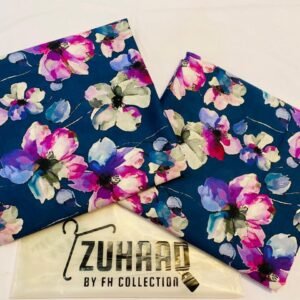 Premium Airjet Lawn Printed Unstitched 2PC Suit Design 15